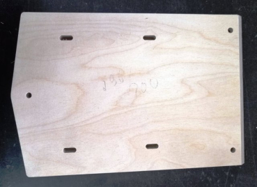 Referenz-T Holzaufbauteile für Hornaufsatz, nach Achenbach Akustik