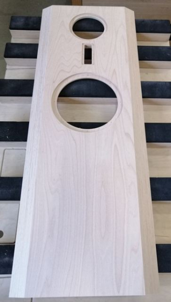 Flat Pack 29/3 Schallwand 1250*460 mm mit Fase Material lt. Auswahl