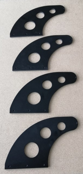 Referenz-T, CNC gefräste HPL Hornstütze, nach Achenbach Akustik