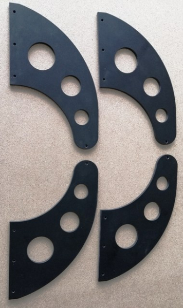 Referenz-T, CNC gefräste HPL Hornstütze, nach Achenbach Akustik