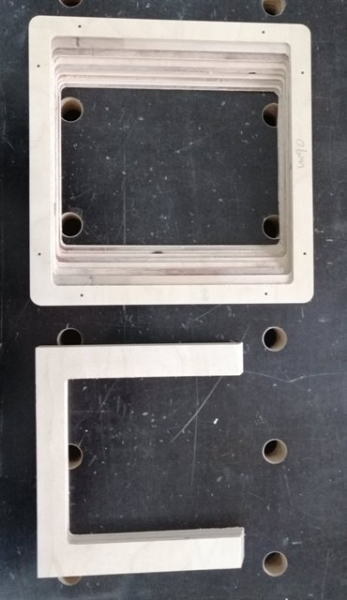 Referenz-T Holzaufbauteile für Hornaufsatz, nach Achenbach Akustik