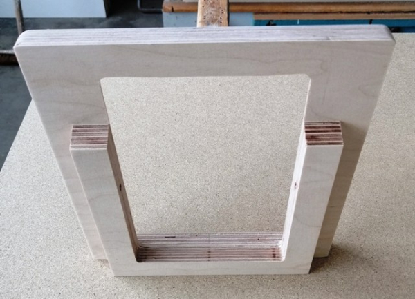 Referenz-T Holzaufbauteile für Hornaufsatz, nach Achenbach Akustik